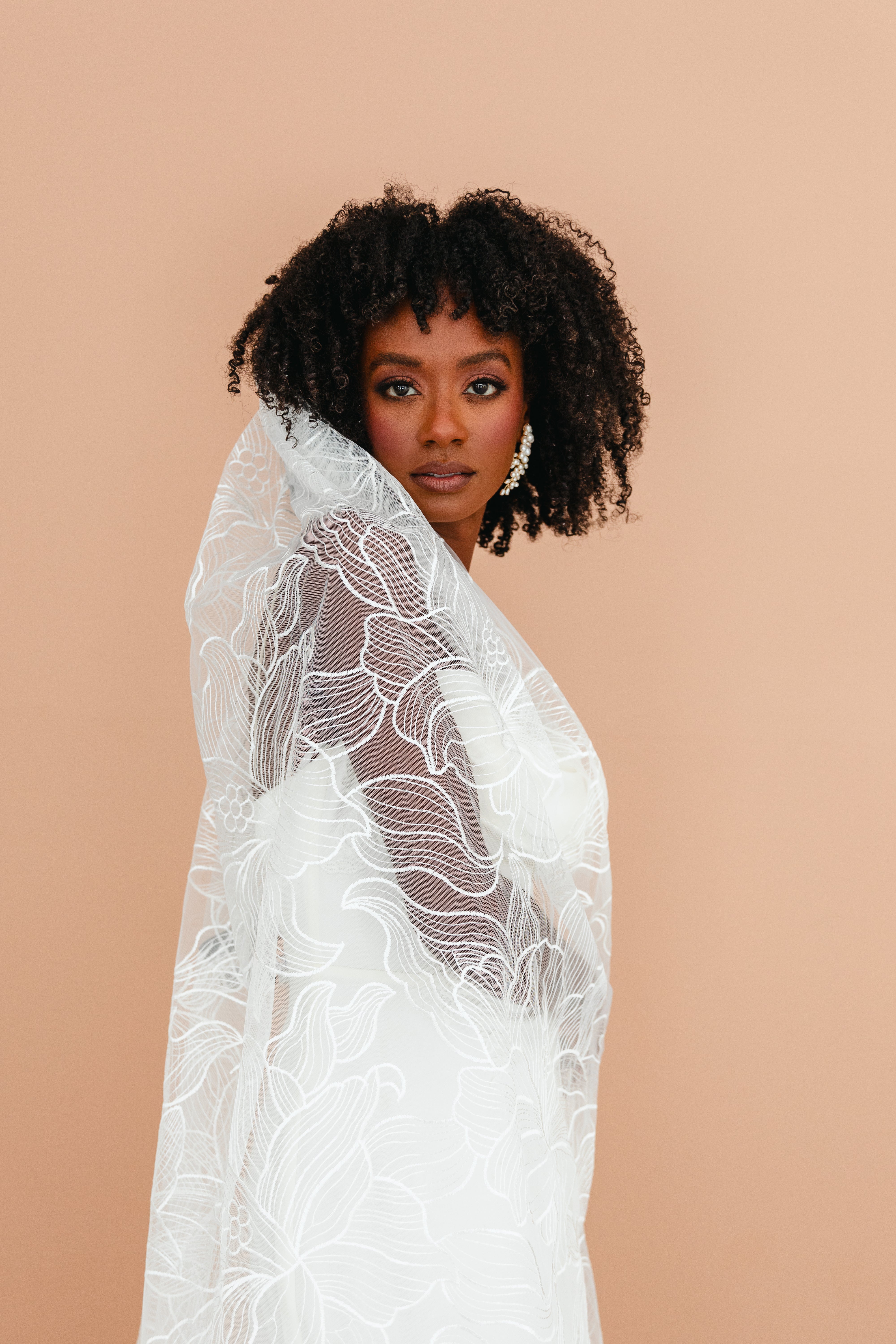 The Kori Rhinestone Veil – Jay Kay Braids and Bridal