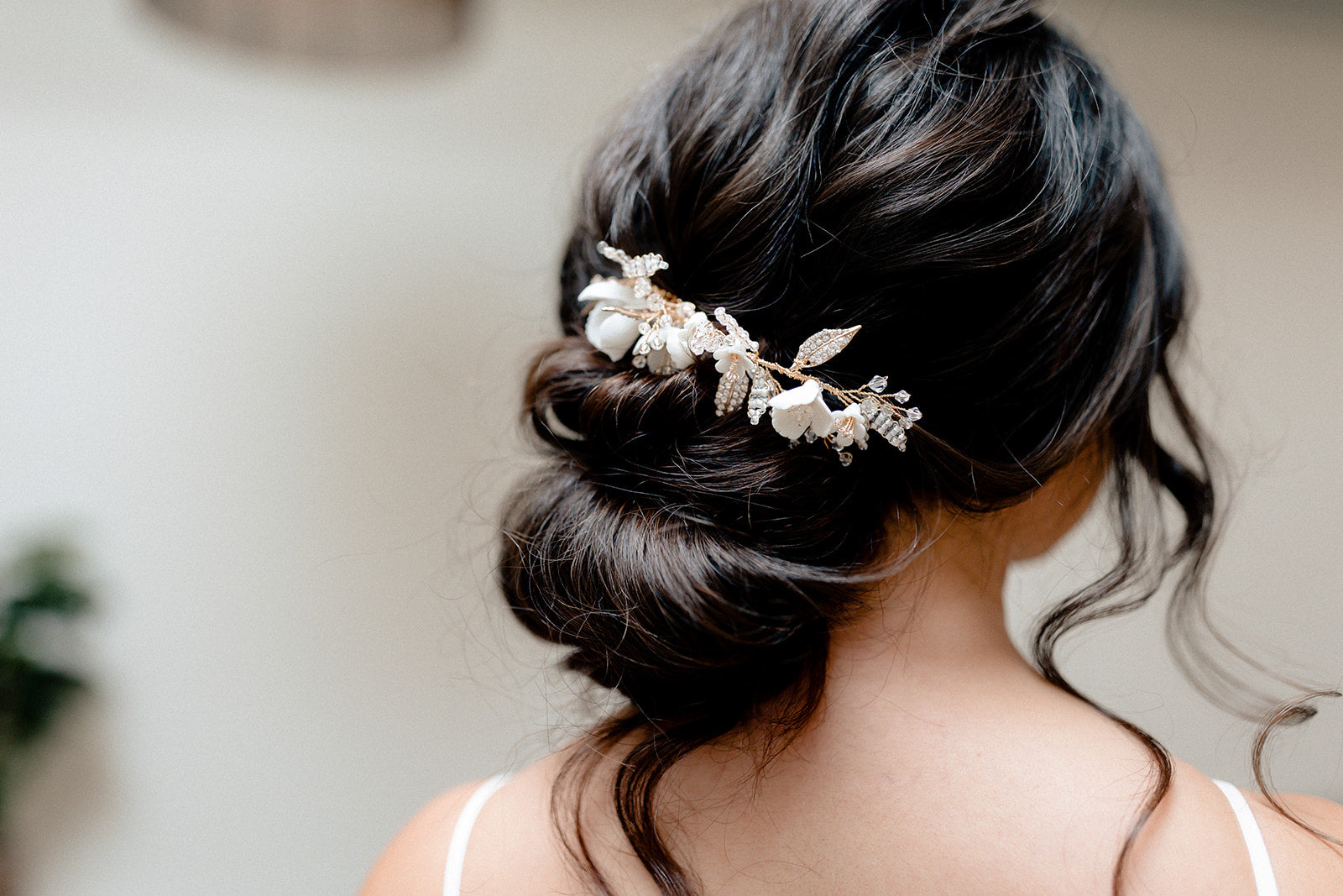 LYRIC | Floral bridal headpiece wedding headpiece #weddinghairstyles | Bride  hairstyles, Wedding hairstyles, Floral hair pieces