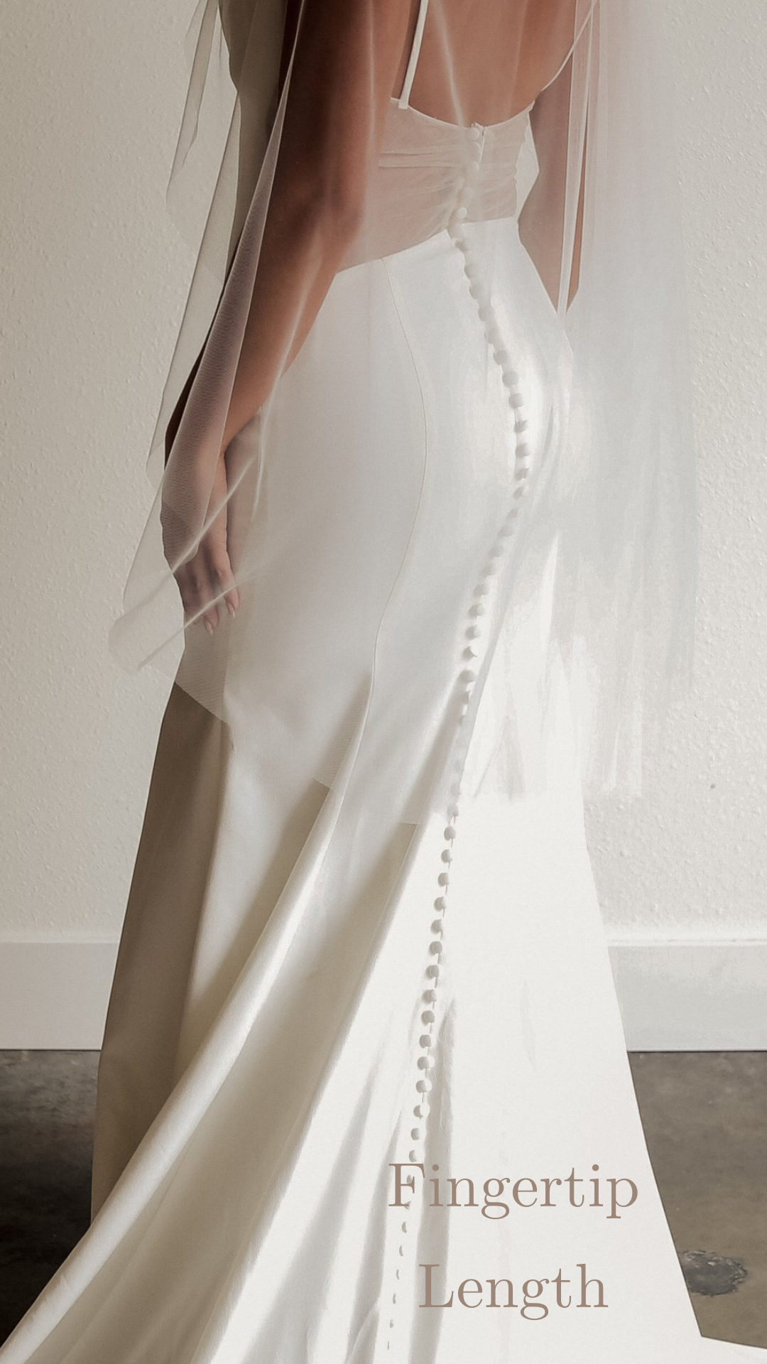 The Hannah Veil, Single Layer Tulle – Jay Kay Braids and Bridal